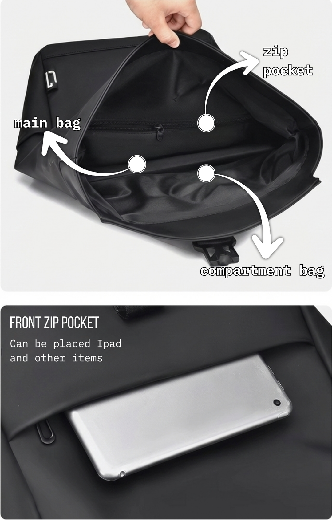 Oxford™ - Minimal Waterproof Laptop Backpack – College & Work Anti-Theft Commuter