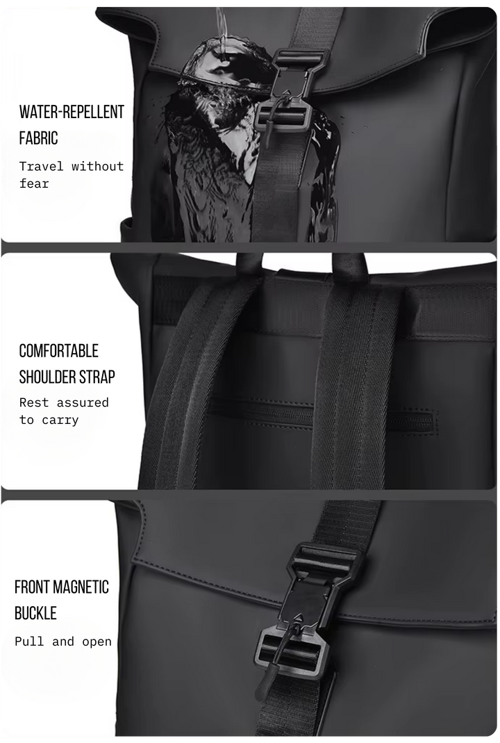 Oxford™ - Minimal Waterproof Laptop Backpack – College & Work Anti-Theft Commuter