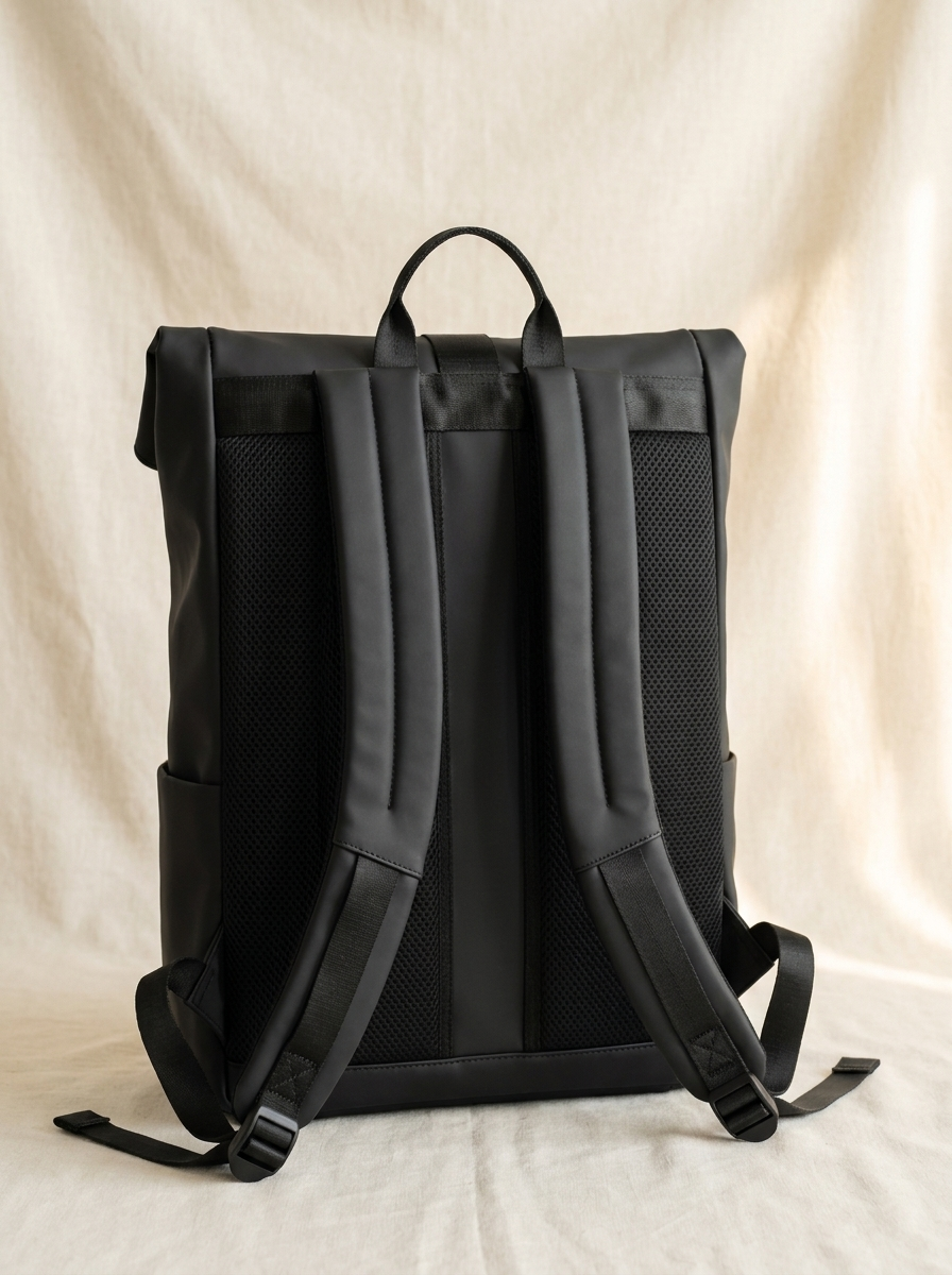 Oxford™ Roll-Top Backpack — Waterproof Laptop Commuter Bag