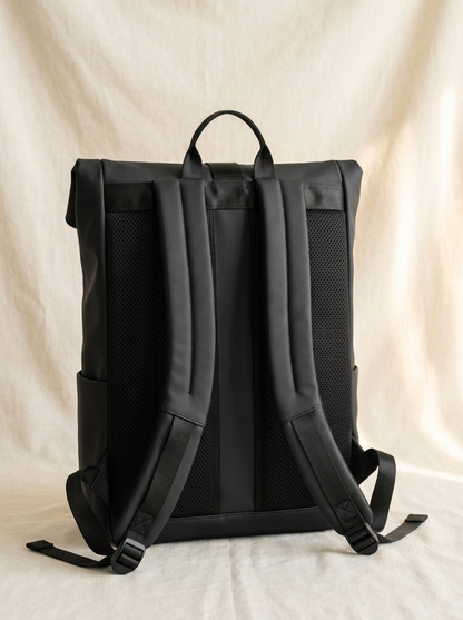 Oxford™ Roll-Top Backpack — Waterproof Laptop Commuter Bag