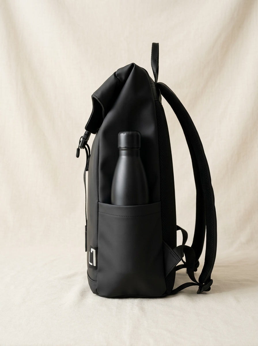 Oxford™ Roll-Top Backpack — Waterproof Laptop Commuter Bag