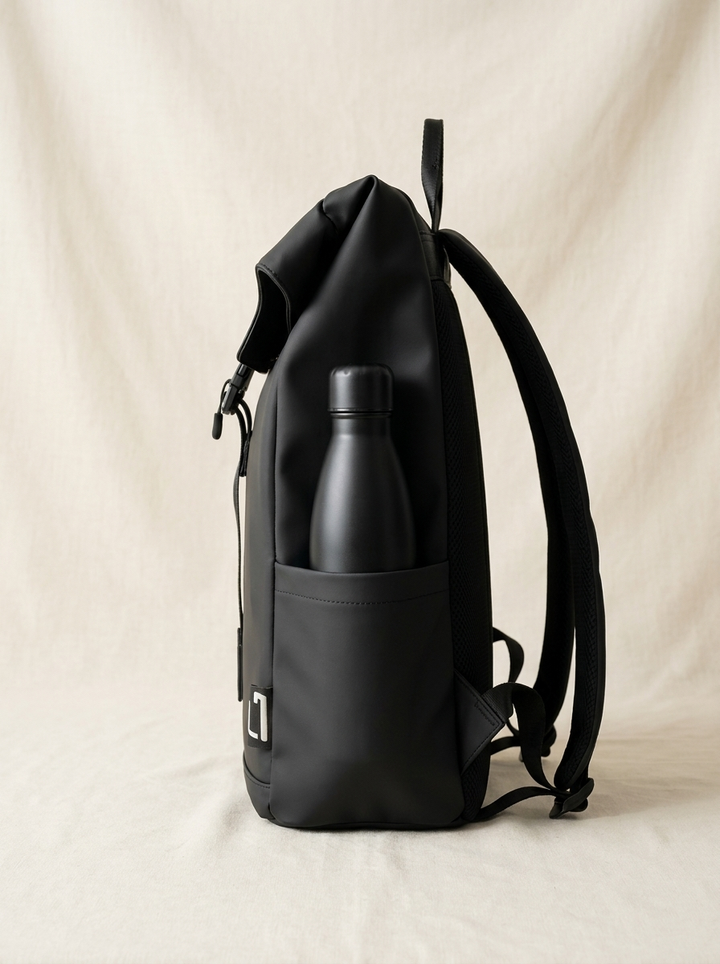 Oxford™ Roll-Top Backpack — Waterproof Laptop Commuter Bag