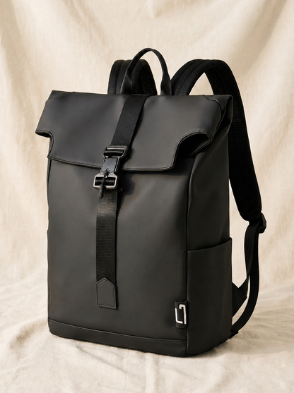 Oxford™ Roll-Top Backpack — Waterproof Laptop Commuter Bag